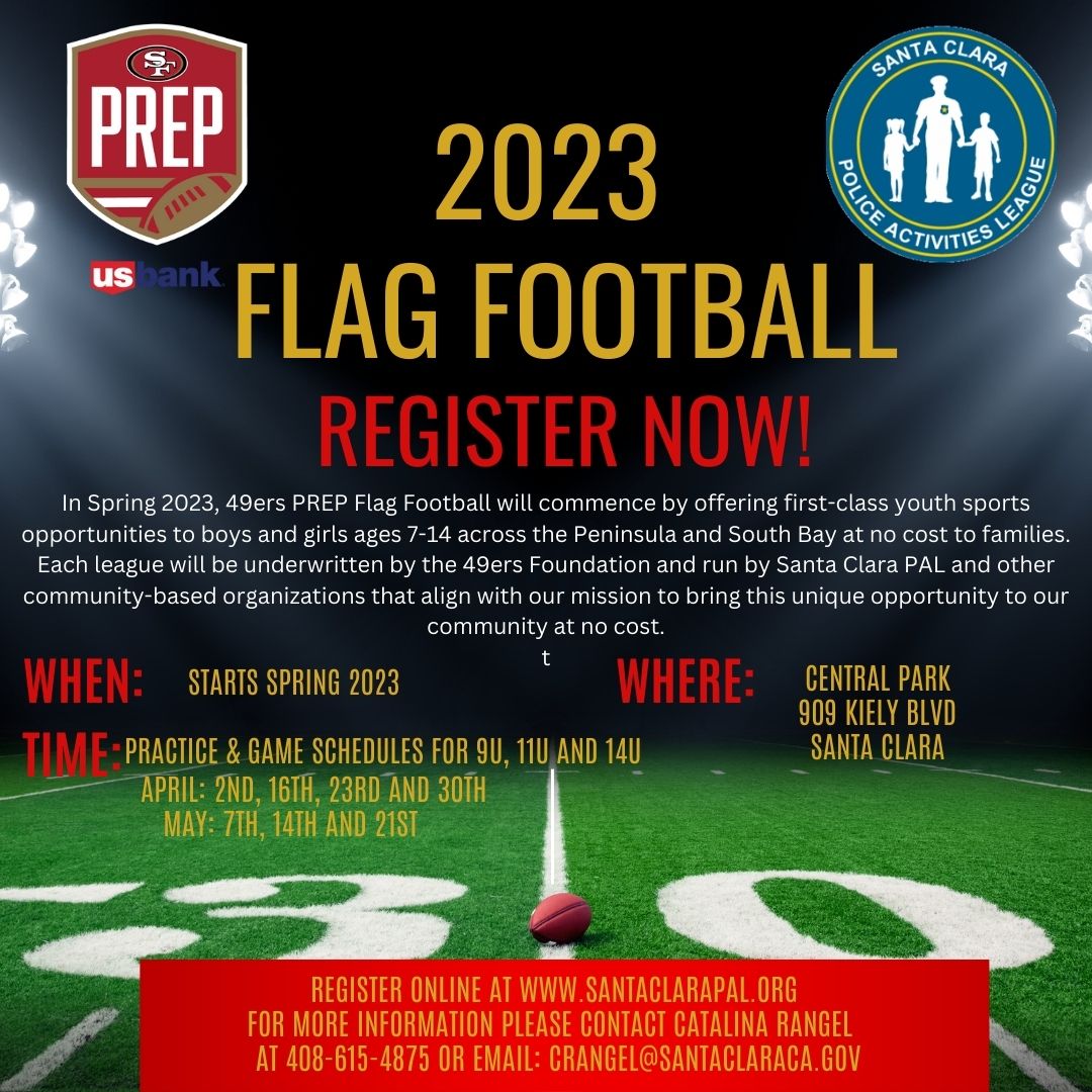 2023 Flag Football  Santa Clara Police Activities League